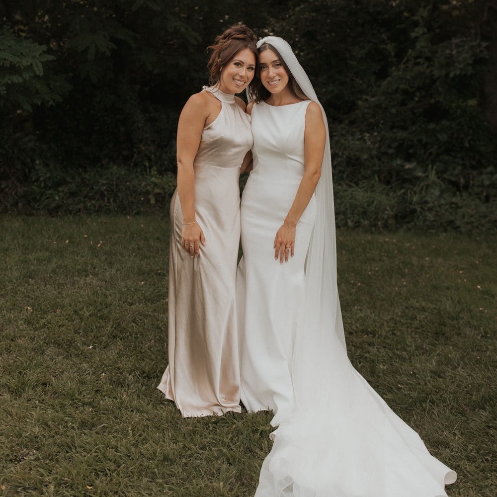 Six Stories Champagne Bridesmaid Dress
